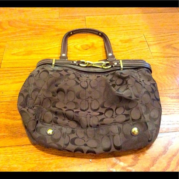 Coach Bags Brown Large Coach Bag Poshmark